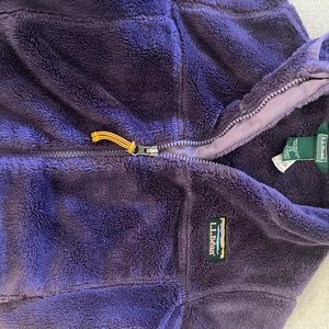 Kids LL Bean Hi-Pile Fleece jacket